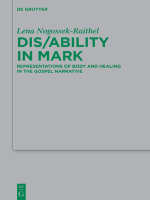 cover image of Dis/ability in Mark